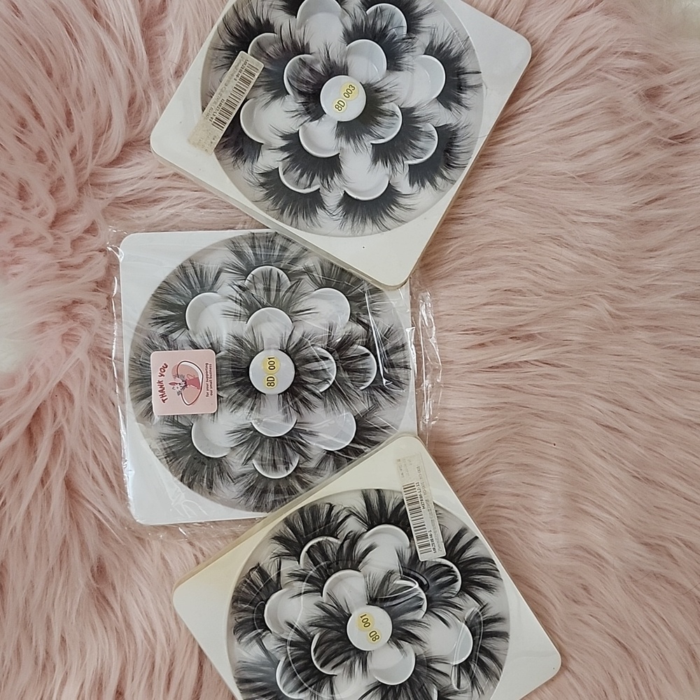 Brand New 3CT. BUNDLE  25mm False Eyelashes